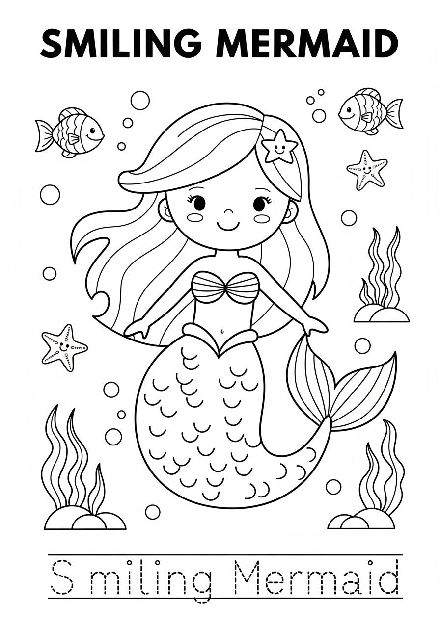 Little Magical Friends – Printable Coloring Book for Kids (PDF)